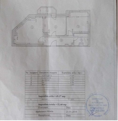 Apartament cu 2 camere decomandat in zona Tomis 2