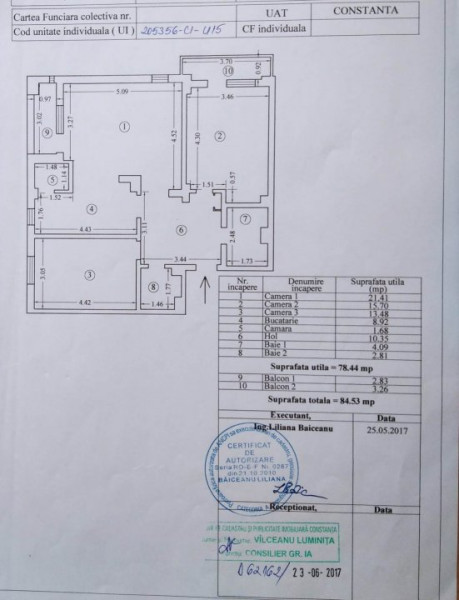 Tomis 2 / Spital - Apartament 3 Camere luminos, spatios, liber, bloc nou