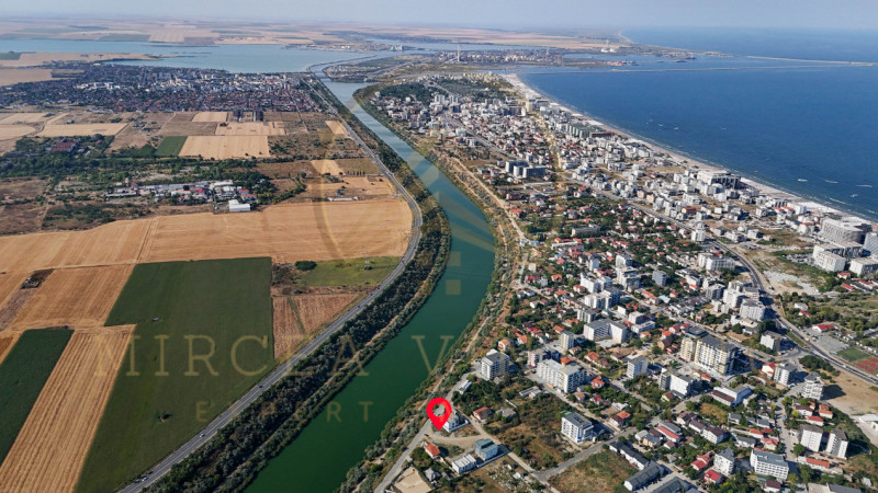 Mamaia Nord - Teren intravilan in suprafata 450 mp pe malul canalului