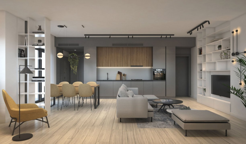 Tomis Plus - Duplex C1 cu 3 camere in bloc nou 2022, finisat complet.