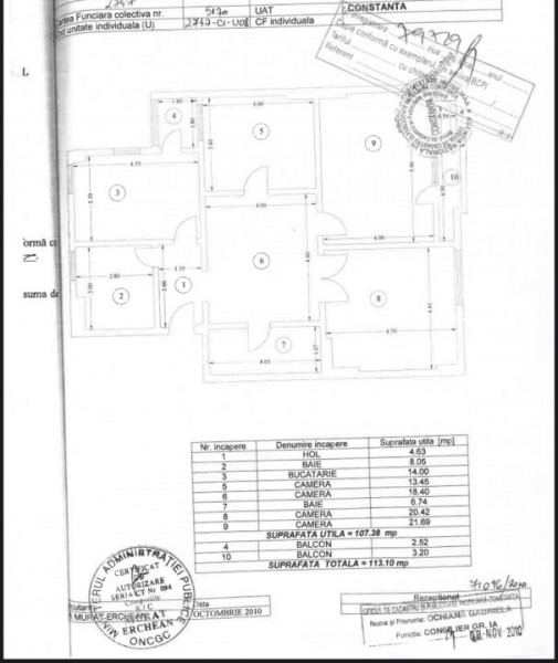 CAPITOL - Apartament deosebit cu 4 camere situat pe B-dul Tomis.