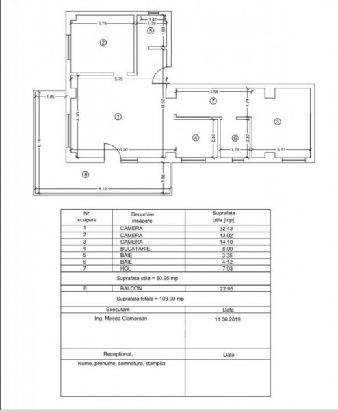 Tomis Plus - Apartament deosebit cu 3 camere mobilat si parcare