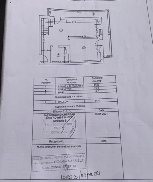 Mamaia Nord - Apartament tip duplex cu 3 camere, mobilat si utilat