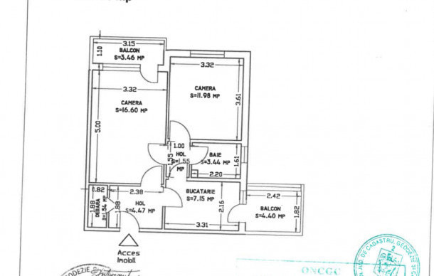 TOMIS III - CITY MALL - Apartament cu 2 camere, renovat complet