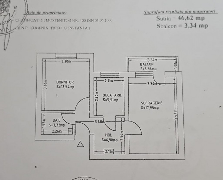 ICIL - Apartament decomandat cu 2 camere, etaj  2!