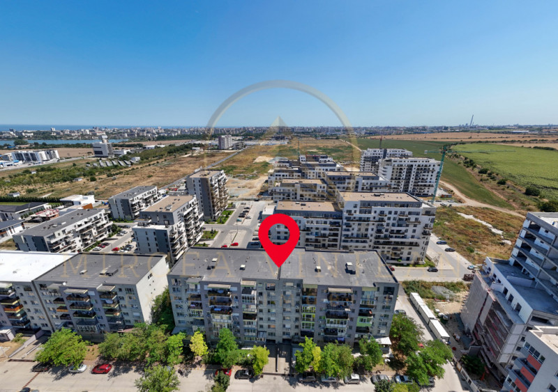 Tomis Plus - Apartament decomandat cu 2 camere, mobilat, utilat si garaj