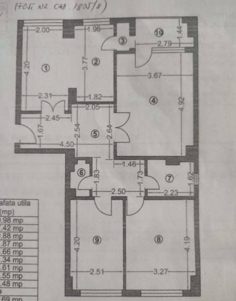 Casa De Cultura  - Apartament cu 4 camere decomandat, etaj 2.