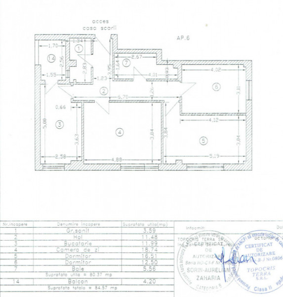 Tomis Plus- Apartament 3 camere mobilat utilat.