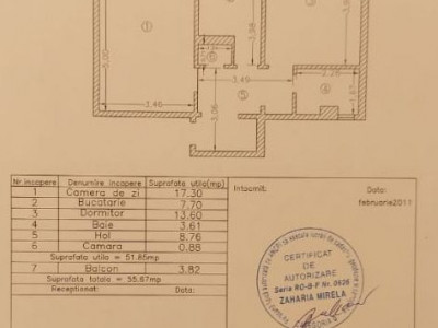 Tomis Nord -  Boema - Apartament 2 camere decomandat