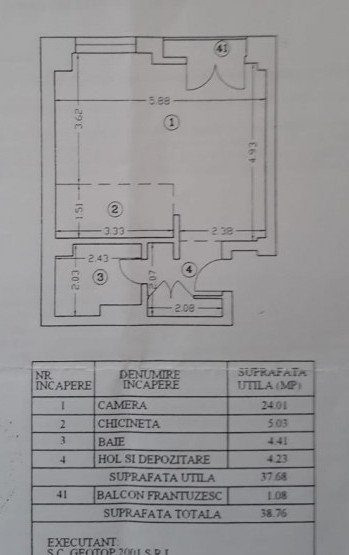  Studio modern în Mamaia, cu vedere la lacul Siutghiol și mare