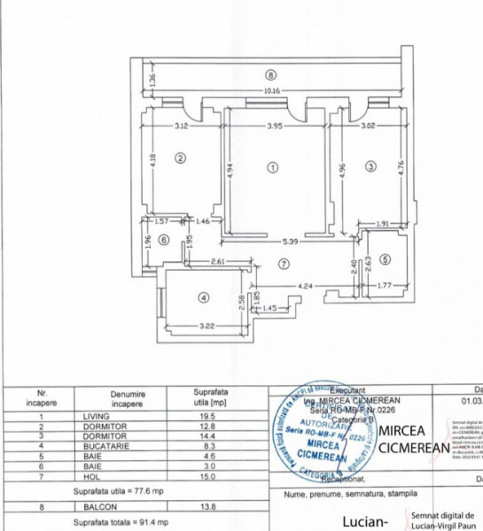 Tomis Plus-apartament 3 camere ,mobilat , utilat Nou