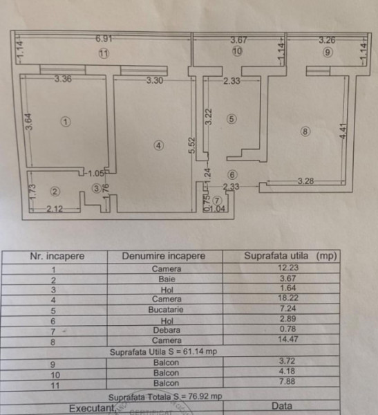 Bd Tomis - Spitalul Judetean -apartament 3 camere cu vedere la parc