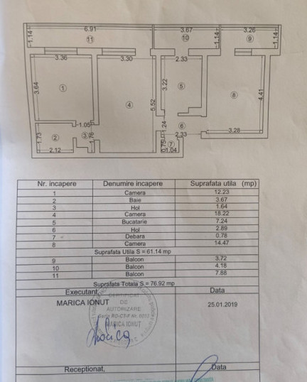  Apartament 3 Camere, Confort 1, TOMIS I -Vedere Spre Parc