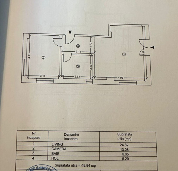 Tomis Plus - Apartament decomandat cu 2 camere la cheie plus gradina. 