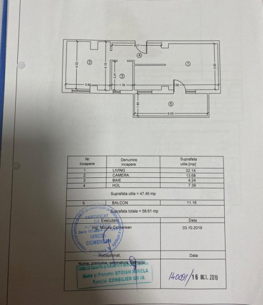 Tomis Plus - Apartament cu 2 camere decomandat in bloc nou Complex Georgia