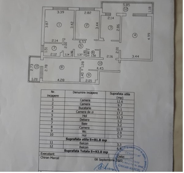 Tomis Nord - Apartament decomandat cu 4 camere, situat in apropiere de Campus.